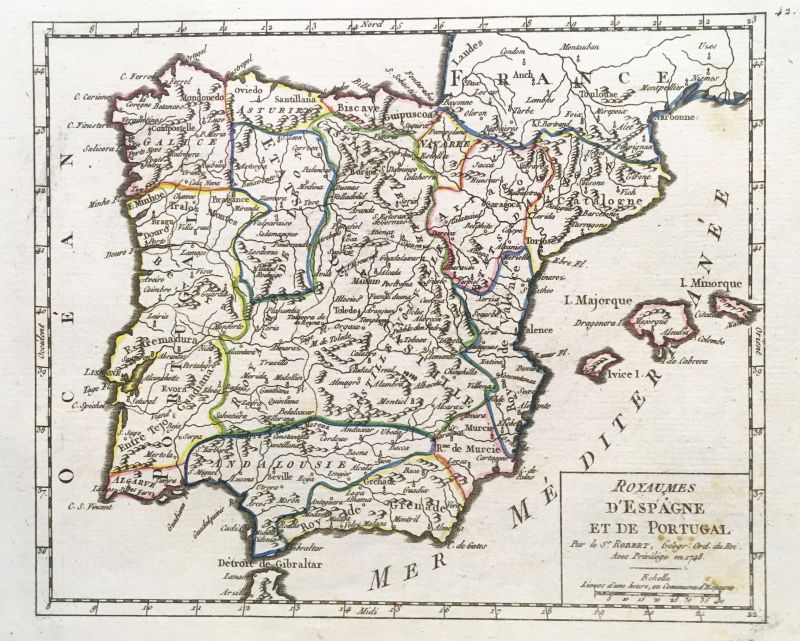 Royaumes d' Espagne et de Portugal / Reinos de España y Portugal