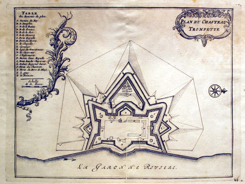 Plan du Chateau Trompette