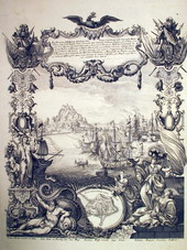 La Fortezza Gibilterra, asediata dalla flotta confederata dell Almiraglio Rooke. Anno 1704...