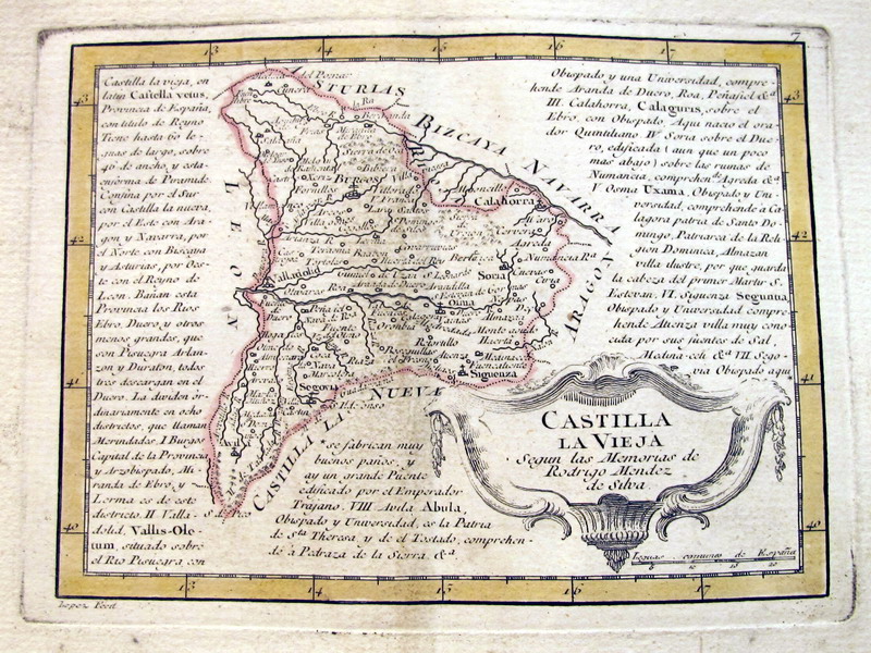 Castilla La Vieja, segun las memorias de Rodrigo Mendez de Silva.