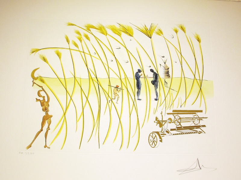 La Moissonneuse (La Segadora) / Hommage a Leonard de Vinci
