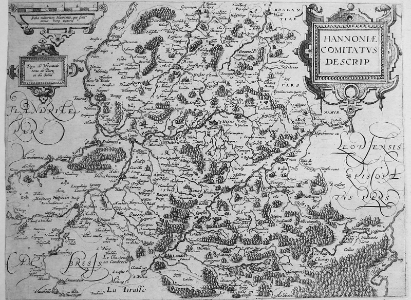 HANNONIAE COMITATVS DESCRIPT / Hinaut (Bélgica)