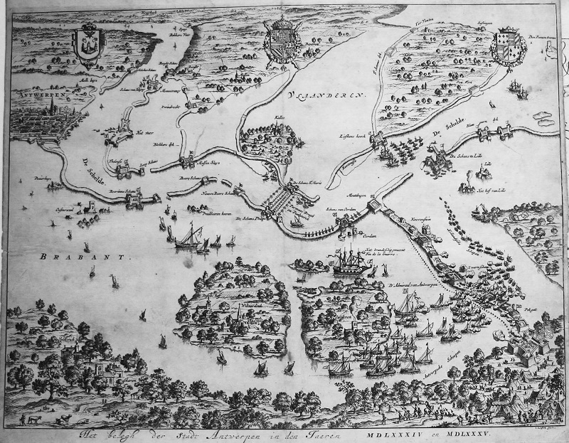 Het Belegh der Antwerpen in der Jaeren MDLXXXIV en MDLXXXV / El Belegh de Amberes en los años 1584 y 1585
