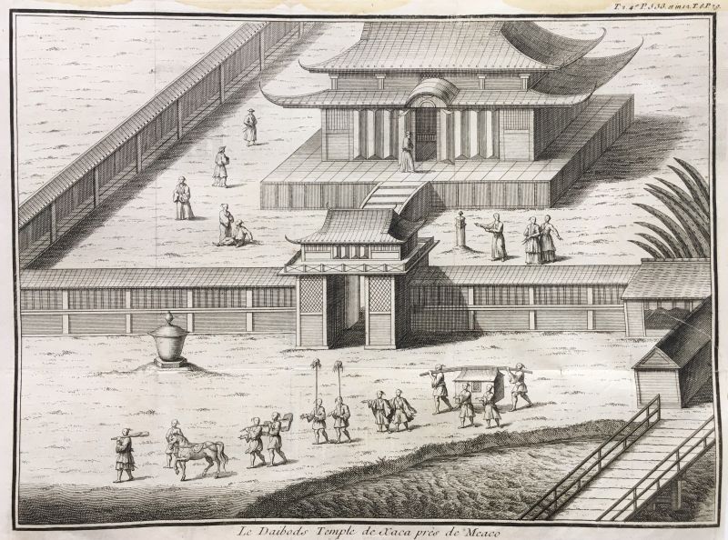 Le Daibods Temple de Xaca près de Meaco [Kioto]