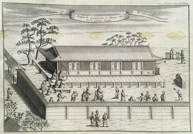 Temple de Quanwon a Meaco, ou il y a 33333 Idoles