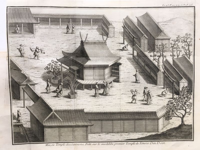 Mia, ou Temple des Sintoistes, Bâti sur le model du premier Temple de Tensio Dai Dsin