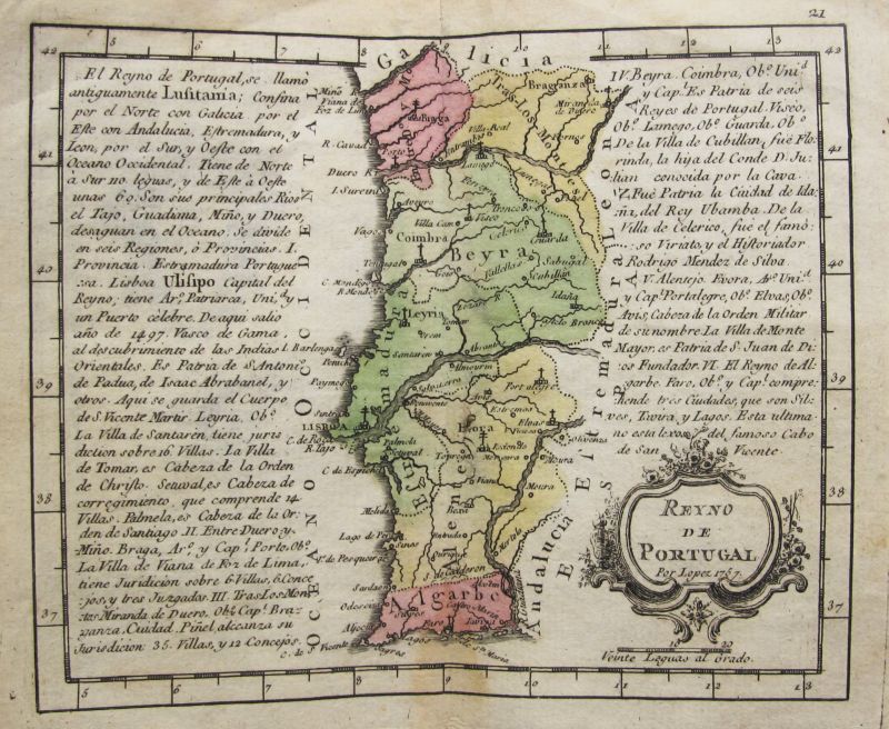 Reyno de Portugal - Atlas Miniatura