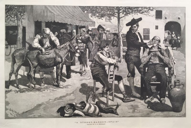 A Street-Barber, Spain / Un Barbejo Callejero, España