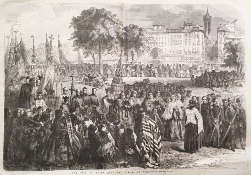 The Fete de Notre Dame del Pilar, at Saragossa / La Fiesta de Nuestra Señora del Pilar, en Zaragoza