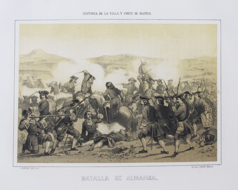 Historia de la Villa y Corte de Madrid - Batalla de Almansa