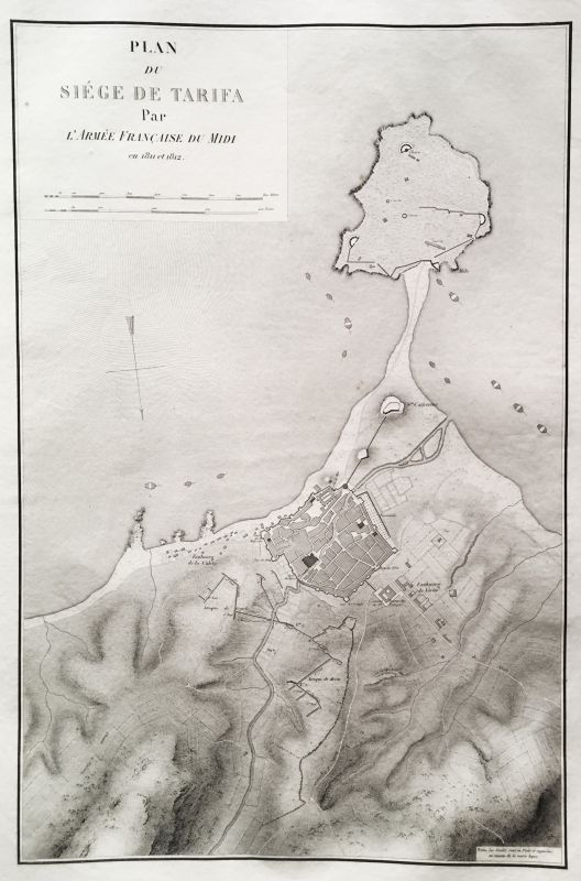 Plan du Siége de Tarifa, par l' Armée Française du Midi