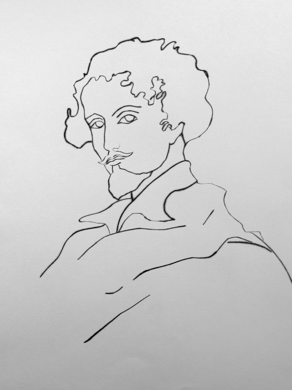 Aguafuerte VI (Guastavo Adolfo Bécquer)