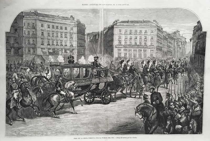 Paso de la Regia Comitiva por la Puerta del Sol