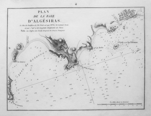 Plan de la Baie d' Algésiras [Algeciras], nº 4