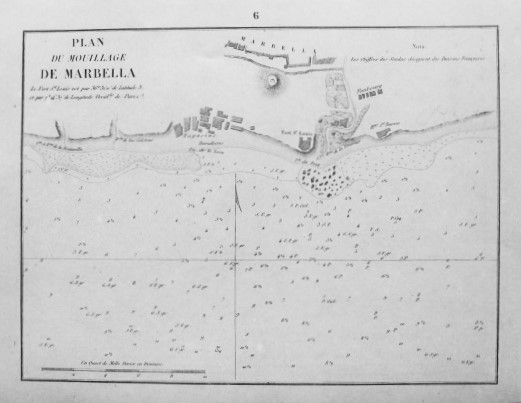 Plan du Mouillage de Marbella, nº 6