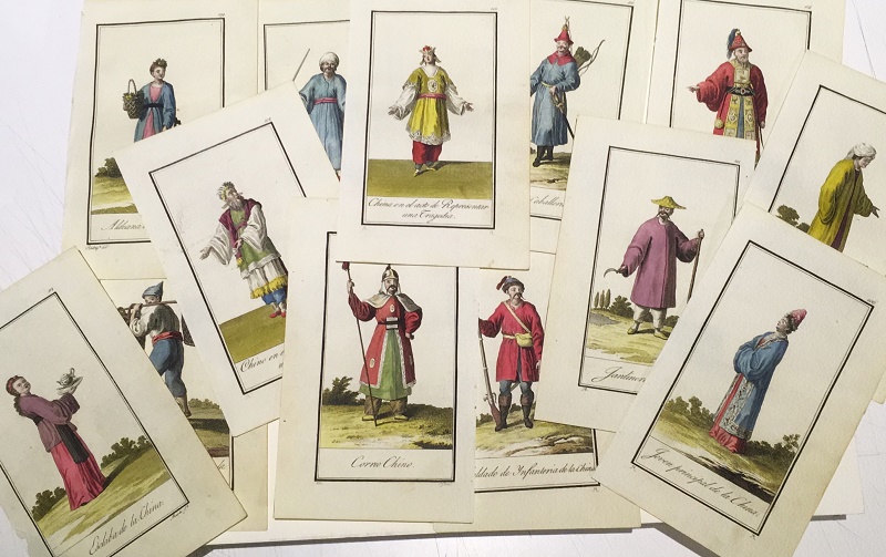 Lote de 13 personajes Chinos