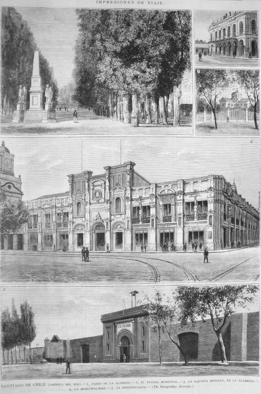Impresiones de Viaje, Santiago de Chile (América del Sur)