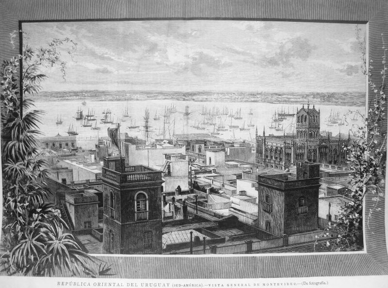 República Oriental del Uruguay (Sud-América), Vista General de Montevideo