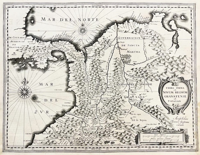 TERRA FIRMA et Novum Regnum Granatense et POPAYAN