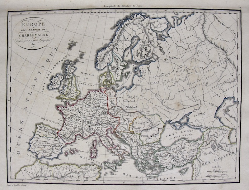Europe sous l' Empire de Charlemagne [Europa bajo el Imperio de Carlomagno]