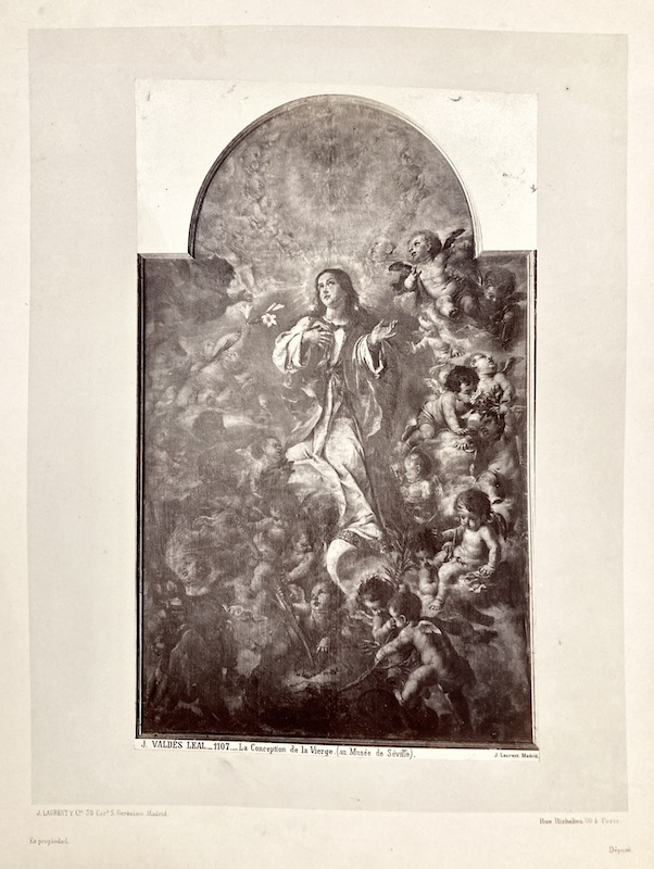 J. VALDES LEAL - 1107 - La Conception de la Vierge (au Musée de Seville) [La Concepción de la Virgen ; Museo de Sevilla]