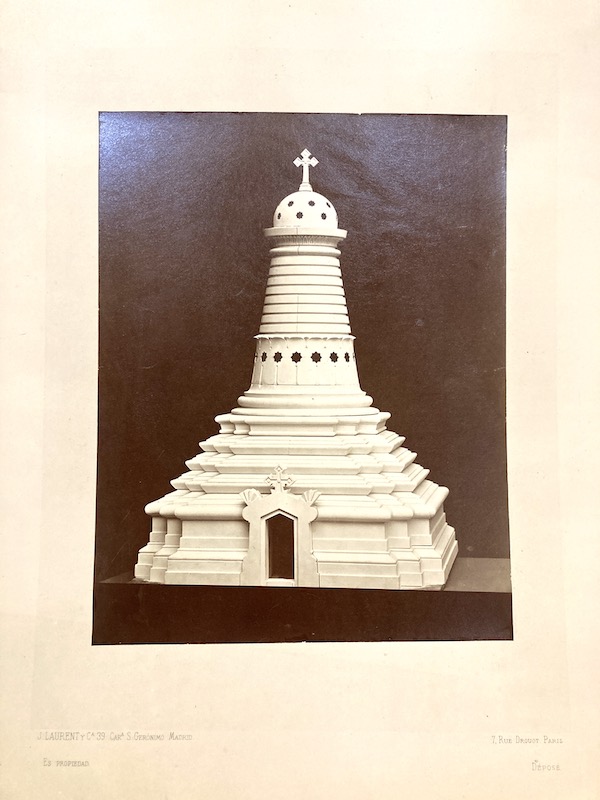 Maqueta del Mausoleo (no construido) del Excmo. Sr. Dn. Juan de Arganda y Ruiz