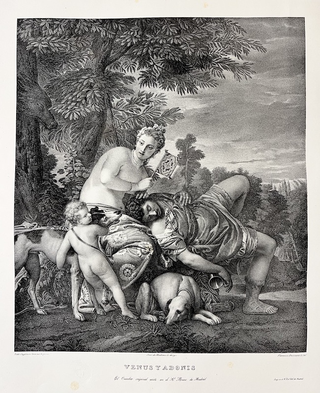 Venus y Adonis (Paolo Verones, 1580)