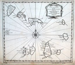 A Map of chart of the Cape de Verde Islands