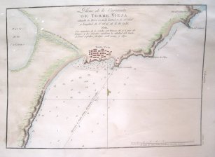 Plano de la Ensenada de Torrevieja
