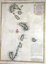 Carte des Antilles Francoises et des Isles Voisines
