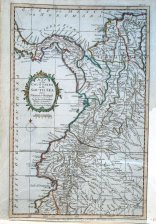 Map of the Countries on the South Sea from Panama to Guayquil