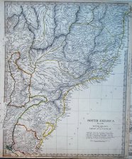 South America. Sheet III. South Brazil with Paraguay and Uruguay