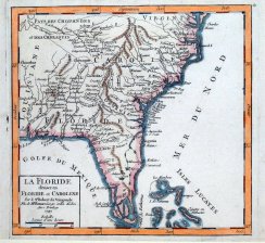 La Floride divisee en Floride et Caroline