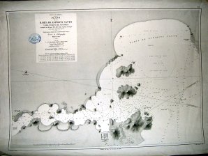 Costa del Brasil : Plano de la Bahia de Espiritu Santo y del Puerto de Victoria