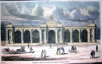 Habana, Exterior del deposito de aguas del Canal de Vento