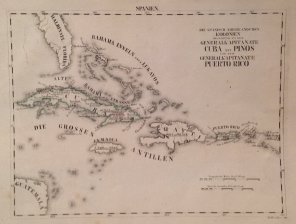 Die Spanisch Amerikanischen Kolonien...Cuba mit Pinos...Puerto Rico