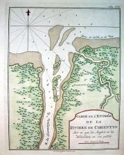 Carte de L'entree de la Riviere de Corentyn