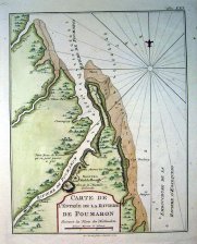 Carte de L'entree de la Riviere de Poumaron