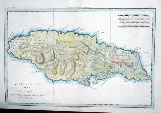 Carte de L'Isle de la Jamaique