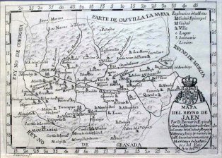 Mapa del Reyno de Jaen