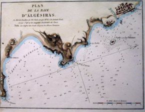 Plan de la Baie d'Algesiras (Algeciras)