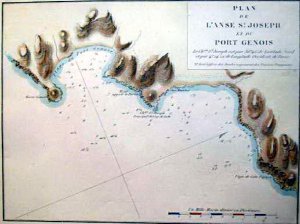 Plan de l'anse St. Joseph et du Port Genois