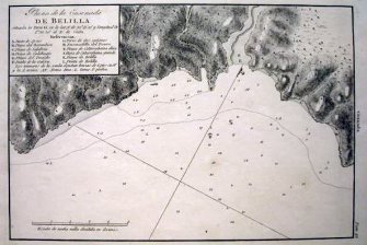 Plano de la Ensenada de Belilla