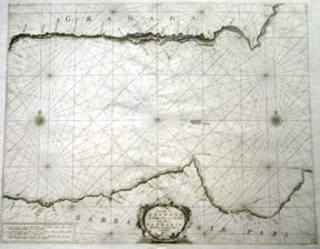 La costa di Granata da Malaga sino a C. de Gata et la costa di Barbaria dal Penon de Veles sino a C. Di Hone