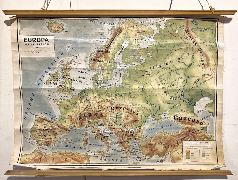 Europa (Mapa Físico)