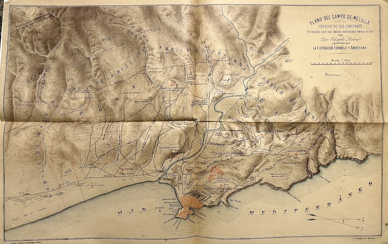Plano del Campo de Melilla y Croquis de sus Contornos