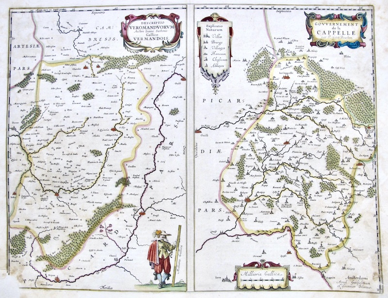 Descriptio VEROMANDUORUM / VERMANDOIS ; Govvernement de la CAPPELLE
