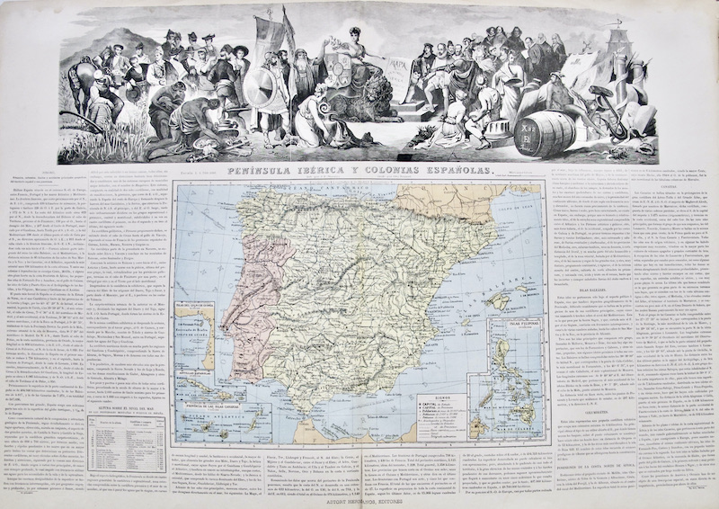 Peninsula Iberica y Colonias Españolas