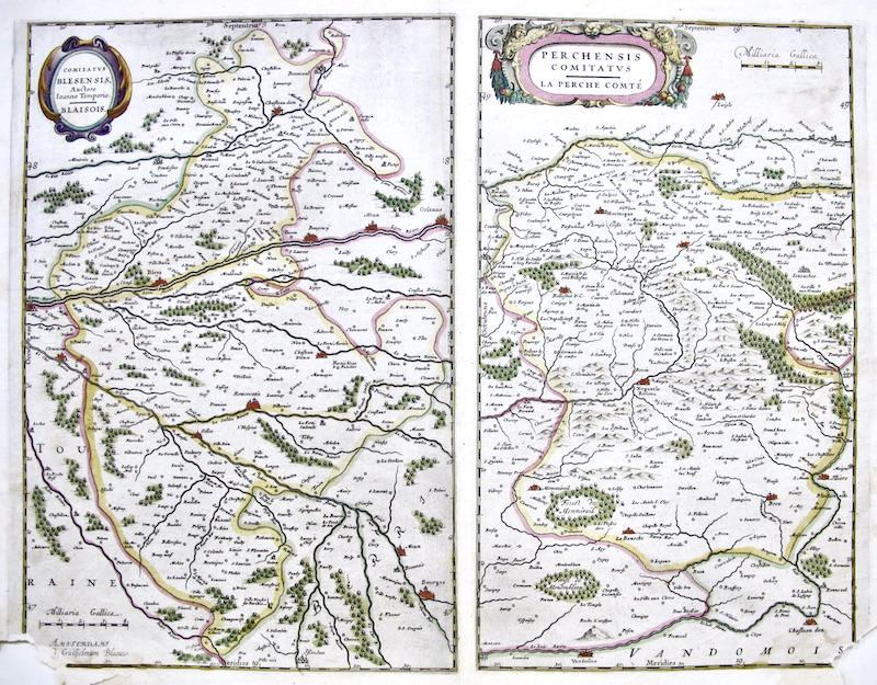 Comitatus BLESENSIS / BLAISOIS ; PERCHENSIS Comitatus / La Perche Comté