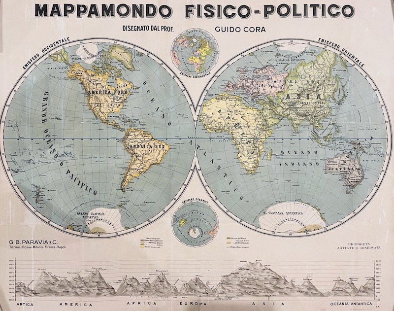 MAPPAMONDO Fisico-Politico